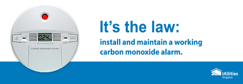 Install a working carbon monoxide alarm. It's the law