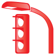 Icon representing streetlights and traffic signals 