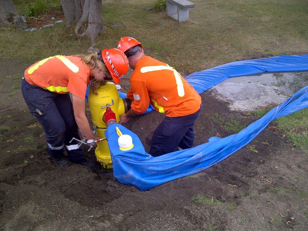 Hydrant flushing