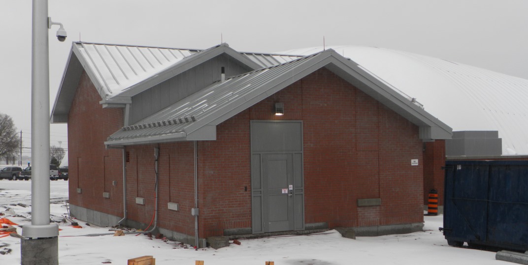 Exterior of the James Street Booster Station