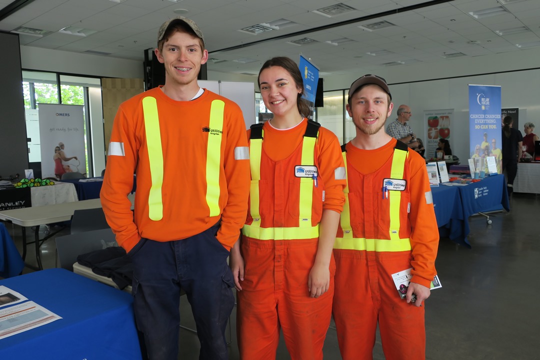 Three of our summer students