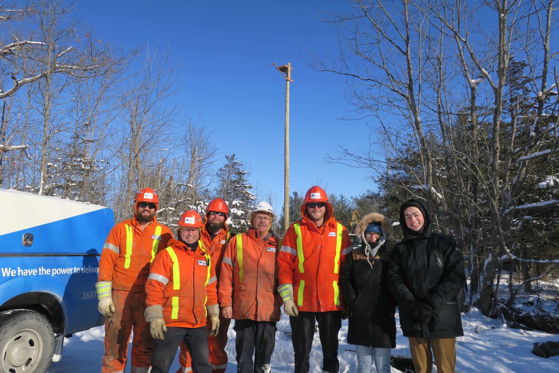 Our journeypersons are joined by representatives from Queen's University,