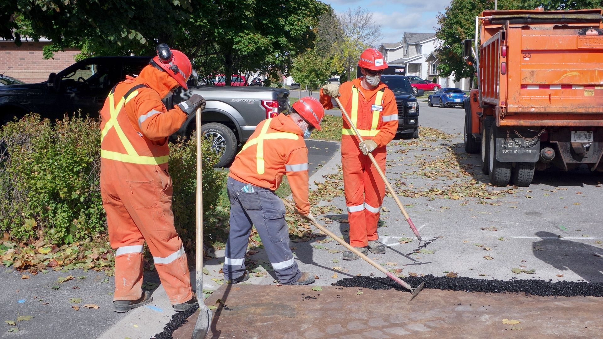 Water service excavation