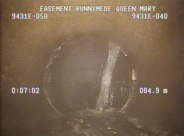 leaky sewer joint
