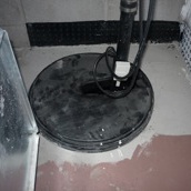 tidy sump pump installation