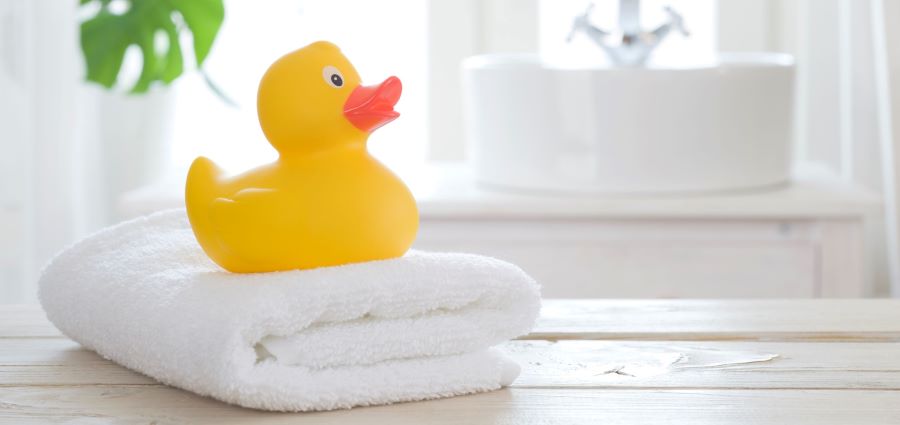 duck and towel