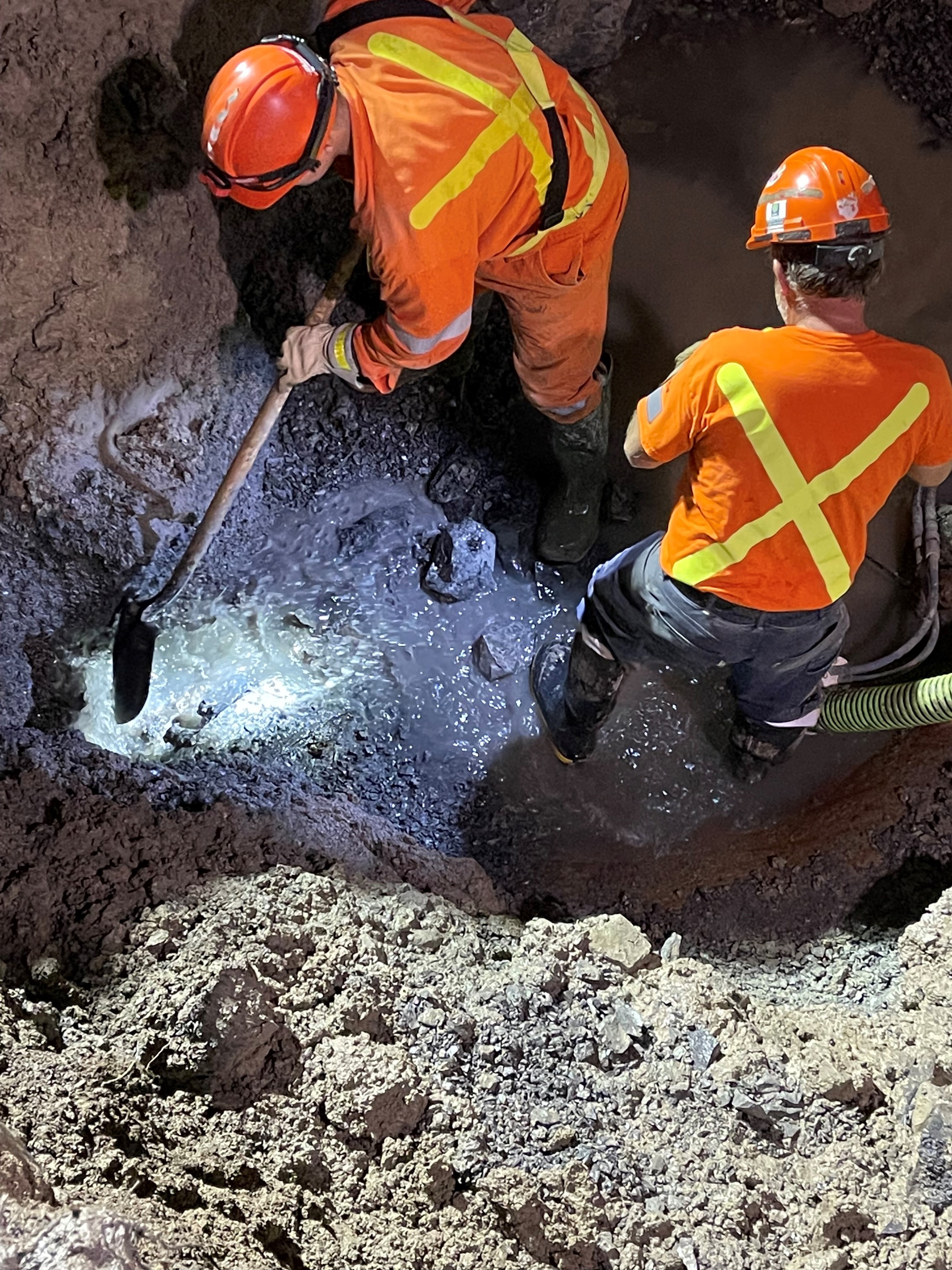 Restored: Crews respond to water main break on John Counter Boulevard