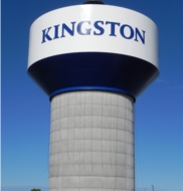 The Bowl Has Been Raised on the City's Newest Water Tower on Innovation Drive