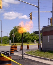 Planned Burn of Natural Gas at Concession and Leroy Grant Drive