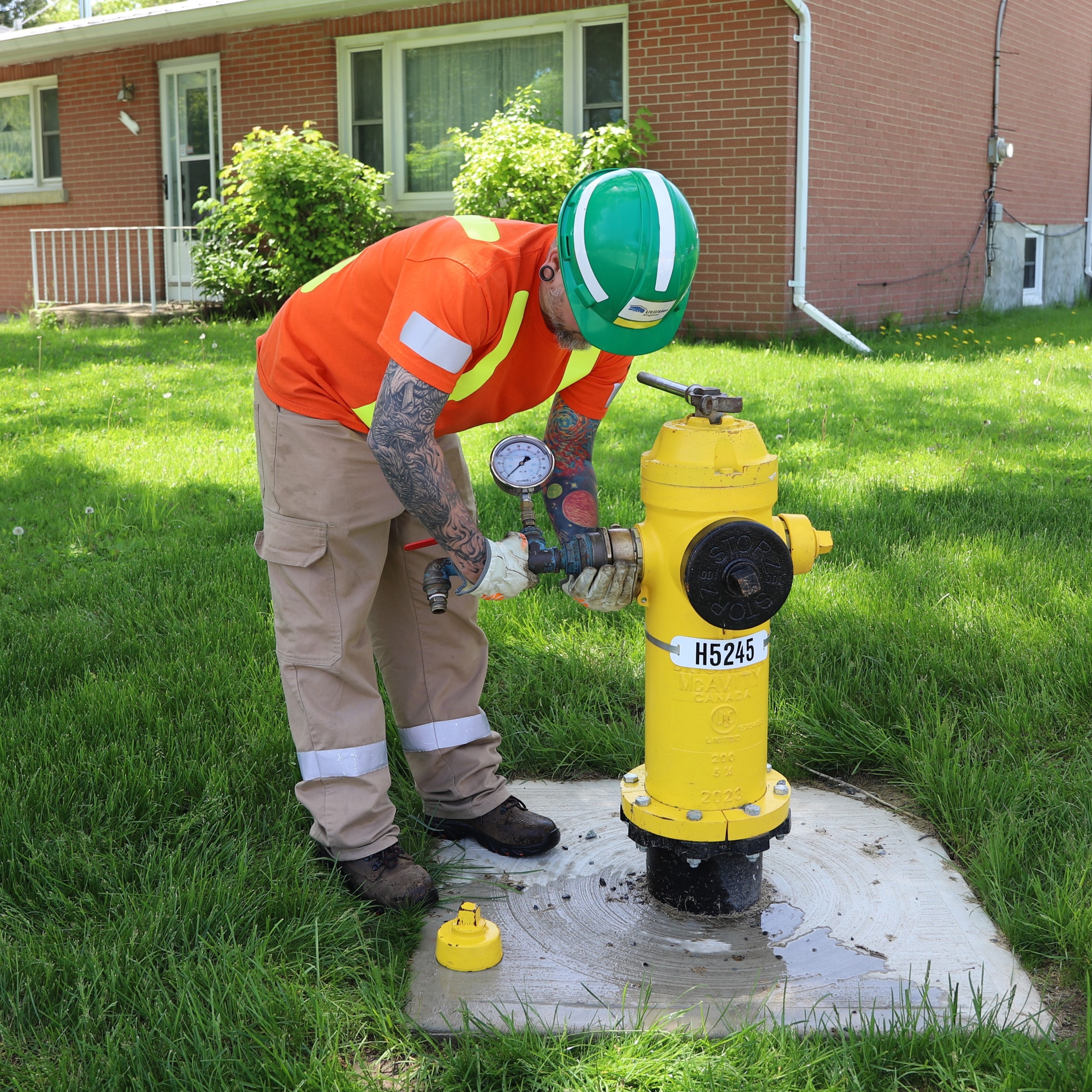 Safety and quality: Annual hydrant flushing and flow testing 