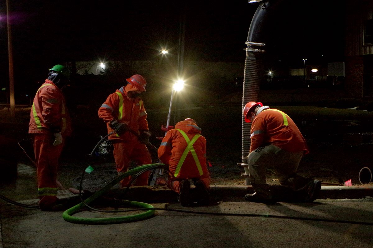 hydro vac excavation