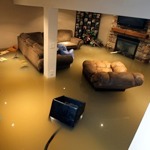 flooded basement